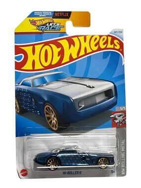 Hi Roller II Hot Wheels 2021 Blue Rolling Metal Series 247/250 Sealed Car